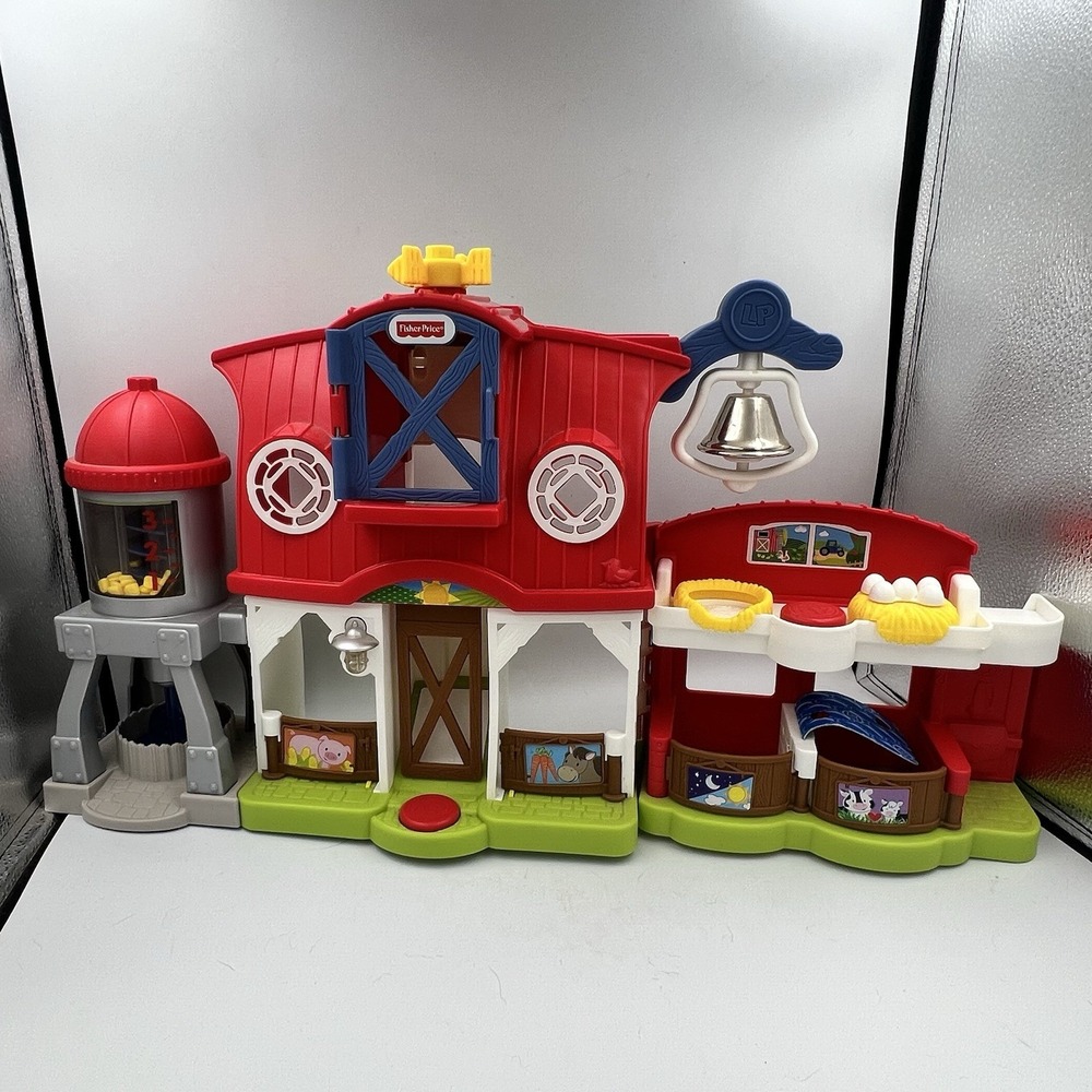 Fisher-Price Little People Caring for Animals Farm Playset 6 Figures Works - Picture 9 of 16